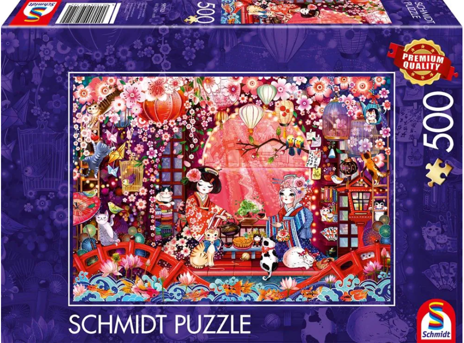 SCHMIDT Puzzle Japonský čajový obrad 500 dielikov