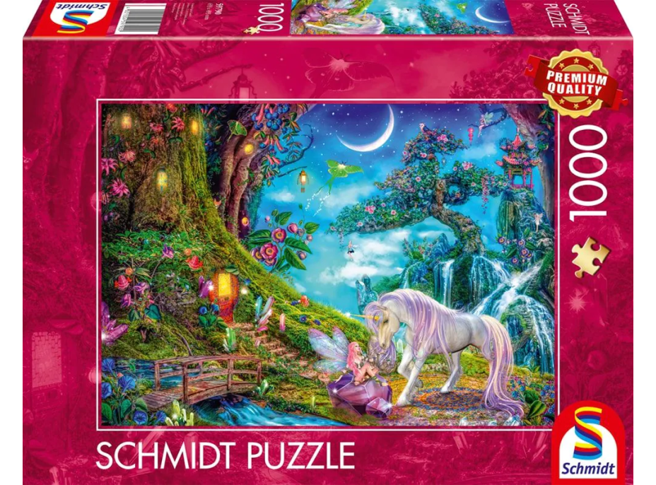 SCHMIDT Puzzle Jednorožec a víla 1000 dielikov