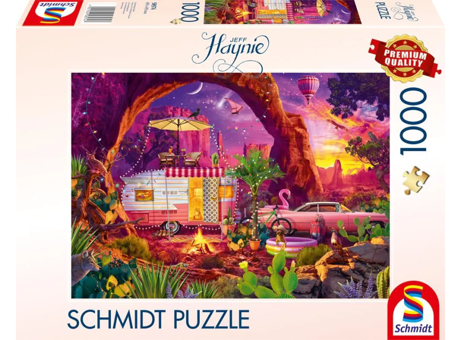 SCHMIDT Puzzle Kempovanie v púšti 1000 dielikov
