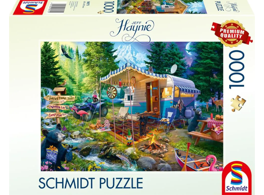 SCHMIDT Puzzle S karavanom v horách 1000 dielikov