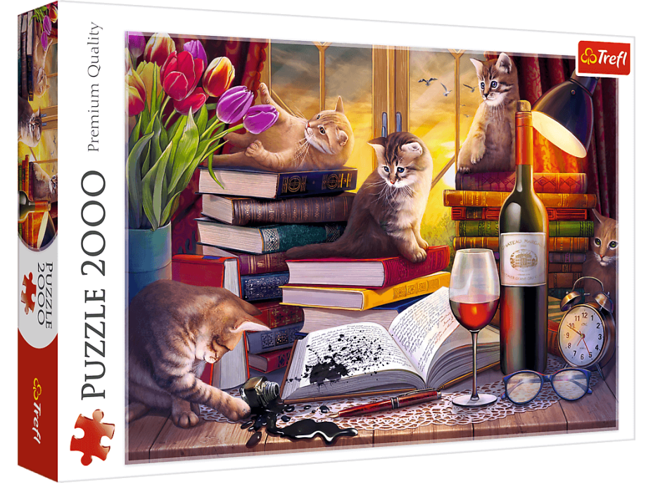 TREFL Puzzle Mačacie večer 2000 dielikov