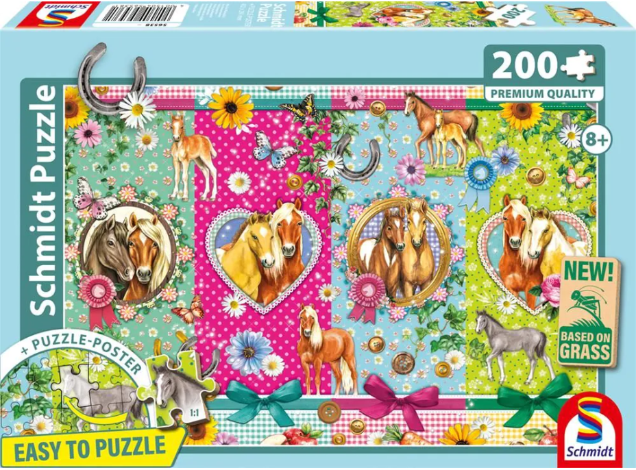 SCHMIDT Puzzle Konská radosť 200 dielikov