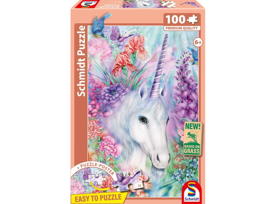 SCHMIDT Puzzle Krása jednorožca 100 dielikov