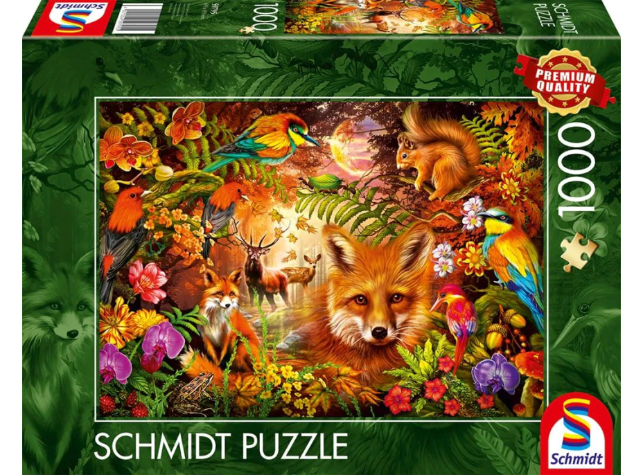 SCHMIDT Puzzle Kvety, srsť a perie 1000 dielikov