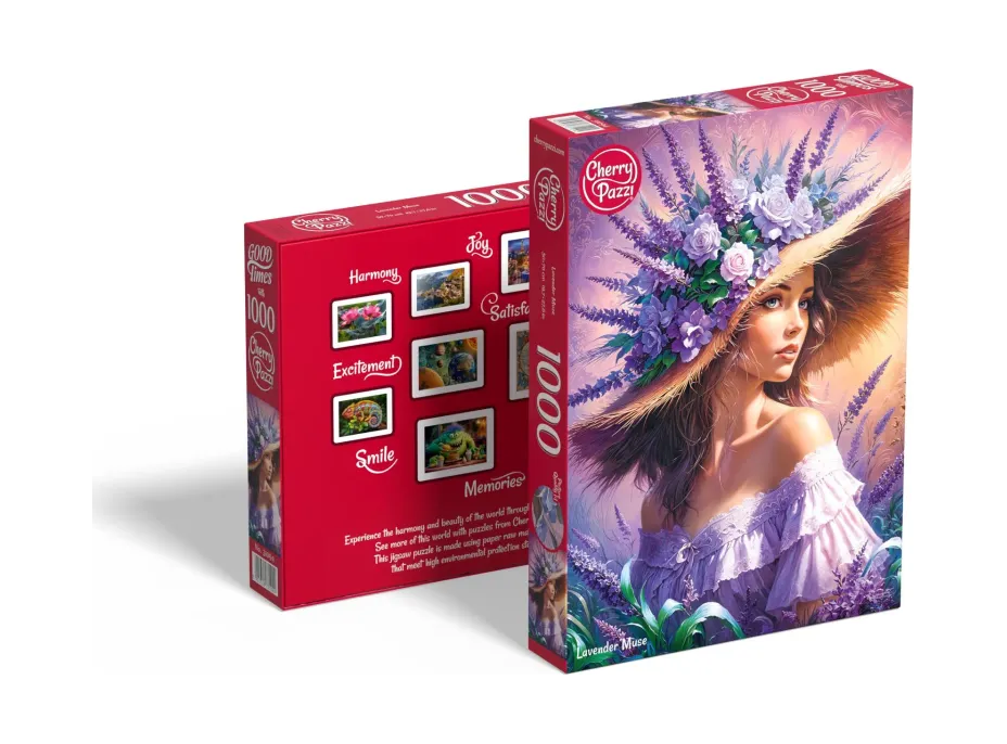CHERRY PAZZI Puzzle Levanduľová múza 1000 dielikov