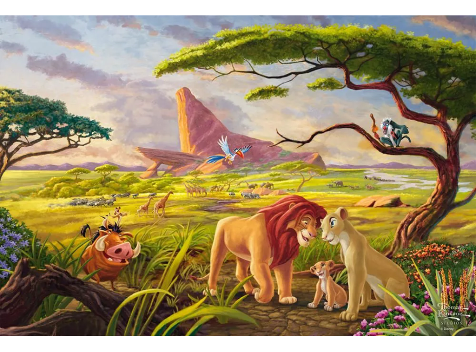 SCHMIDT Puzzle Leví kráľ: Nezabudni, kto si 200 dielikov