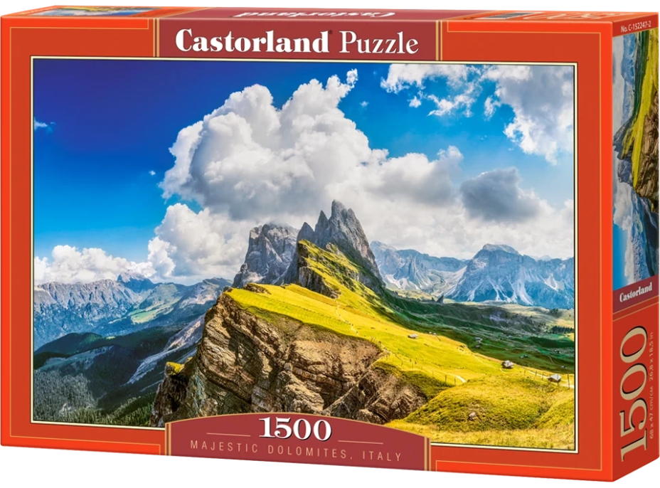 CASTORLAND Puzzle Majestátne Dolomity, Taliansko 1500 dielikov