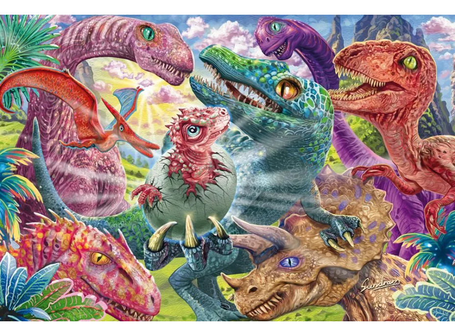 SCHMIDT Puzzle Malý dinosaurus 100 dielikov