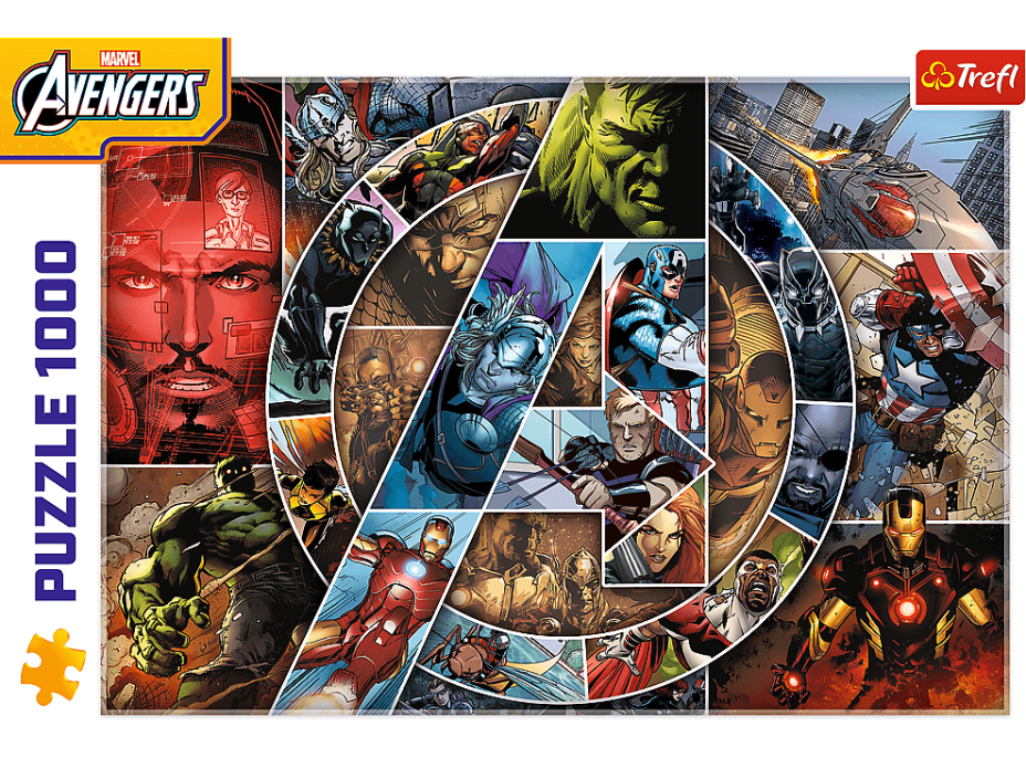 TREFL Puzzle Marvel Avengers: Hrdinovia 1000 dielikov