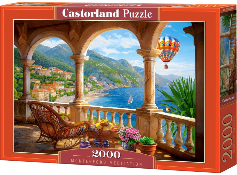 CASTORLAND Puzzle Meditácia v Čiernej Hore 2000 dielikov