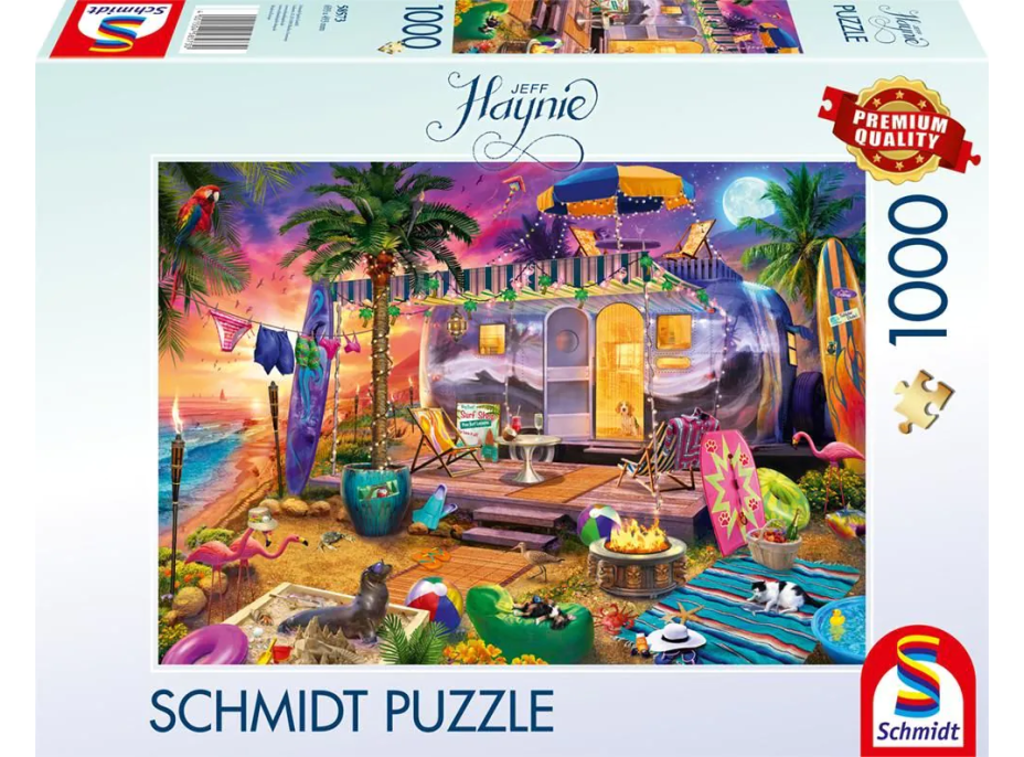 SCHMIDT Puzzle Mobilný domov 1000 dielikov