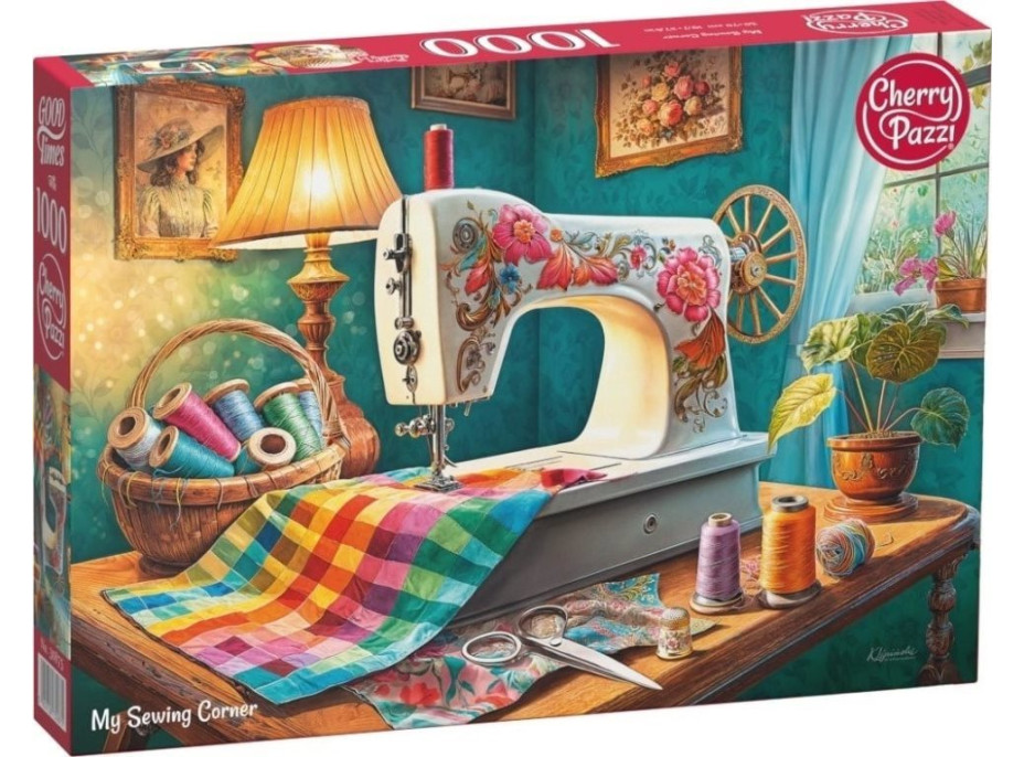 CHERRY PAZZI Puzzle Môj šijací kútik 1000 dielikov