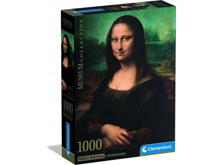 CLEMENTONI Puzzle Museum Collection: Mona Lisa 1000 dielikov