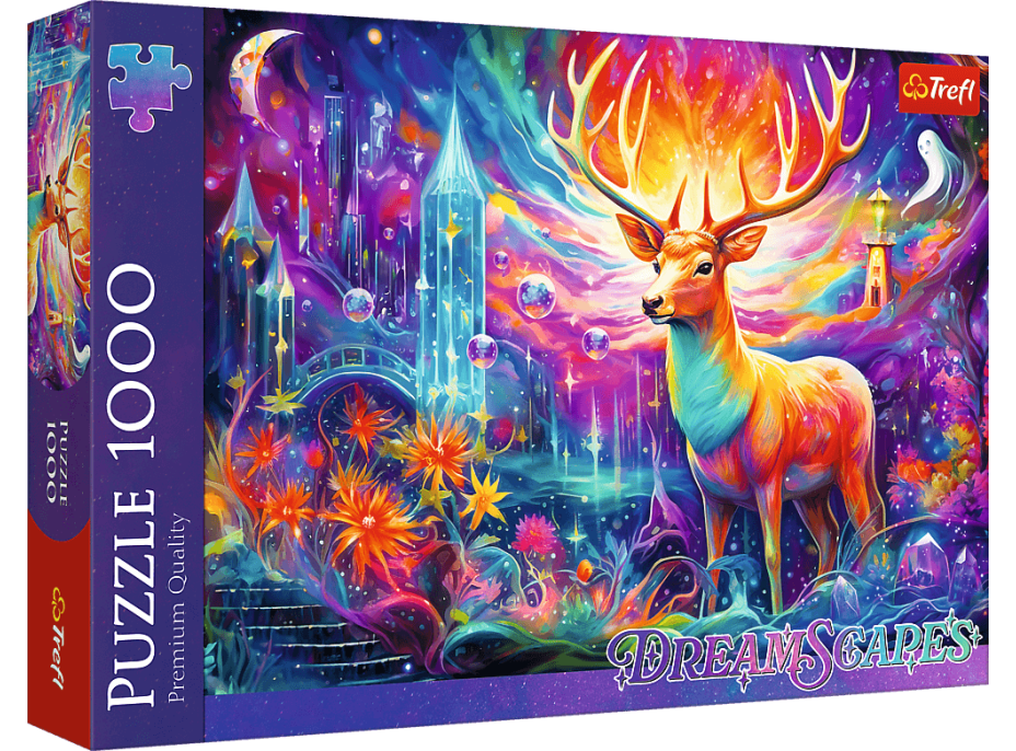 TREFL Puzzle Mystický jeleň 1000 dielikov