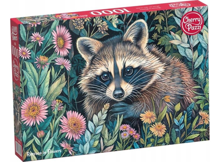 CHERRY PAZZI Puzzle Mýval v kvetoch 1000 dielikov