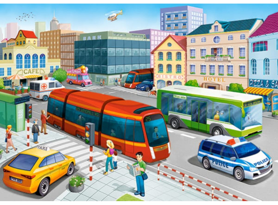 CASTORLAND Puzzle Námestie 100 dielikov