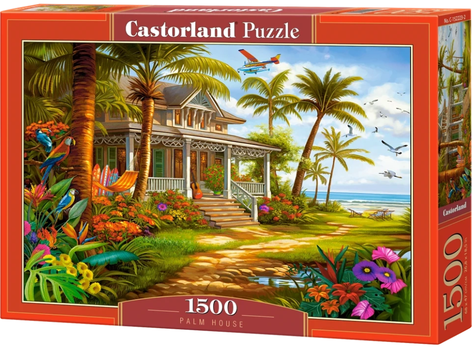 CASTORLAND Puzzle Palmový dom 1500 dielikov