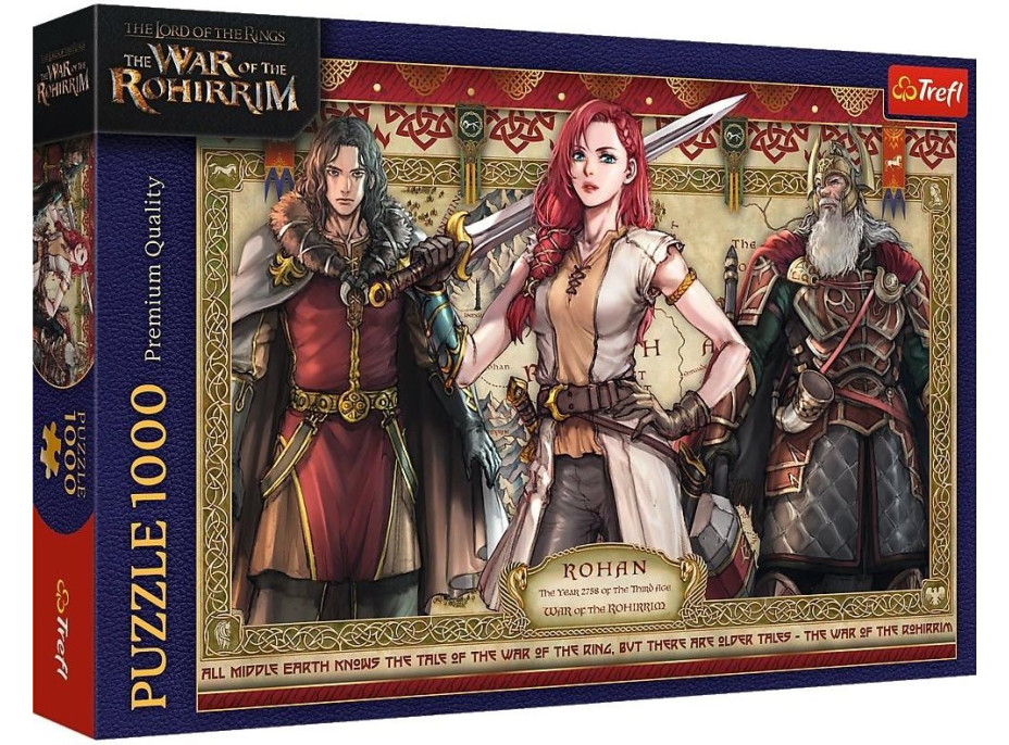TREFL Puzzle Pán prsteňov: Bitka o Rohan 1000 dielikov