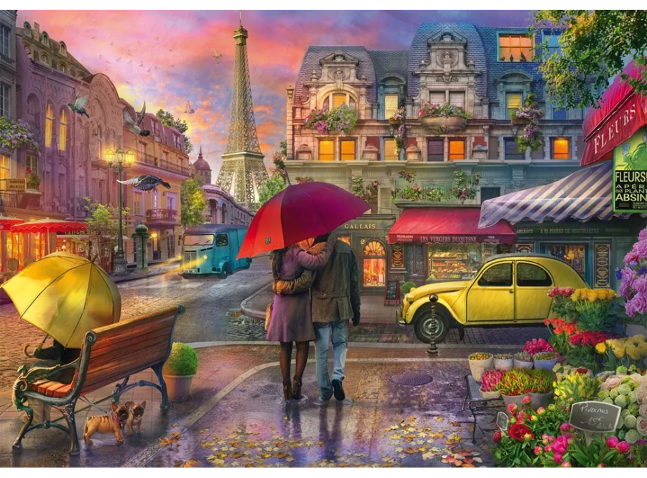 SCHMIDT Puzzle Paríž v daždi 500 dielikov