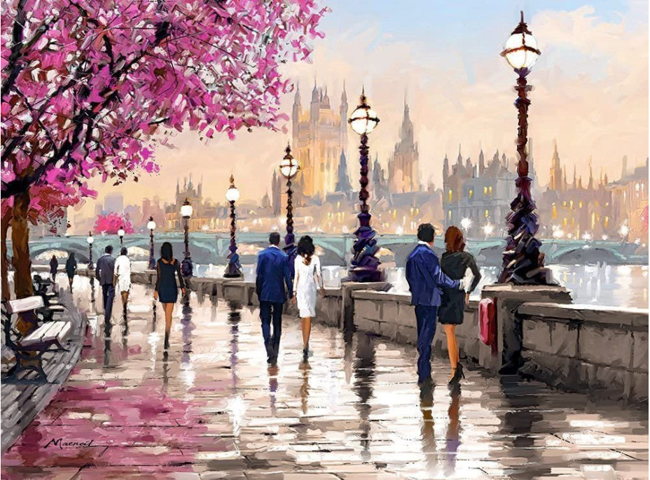 CASTORLAND Puzzle Pozdĺž rieky 2000 dielikov