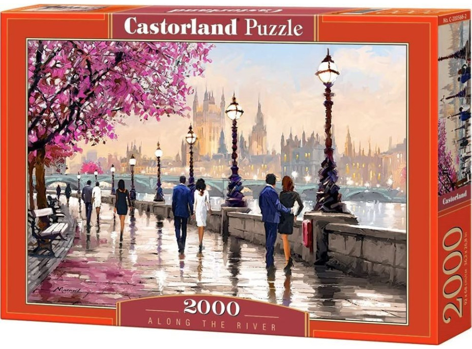 CASTORLAND Puzzle Pozdĺž rieky 2000 dielikov