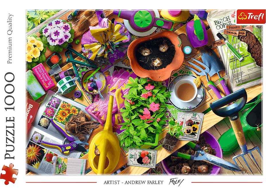 TREFL Puzzle Poriadok v záhradke 1000 dielikov