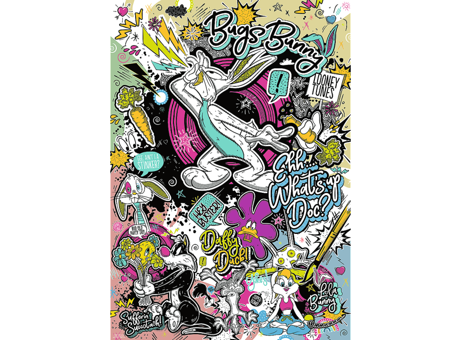 TREFL Puzzle Premium Plus Looney Tunes 1000 dielikov