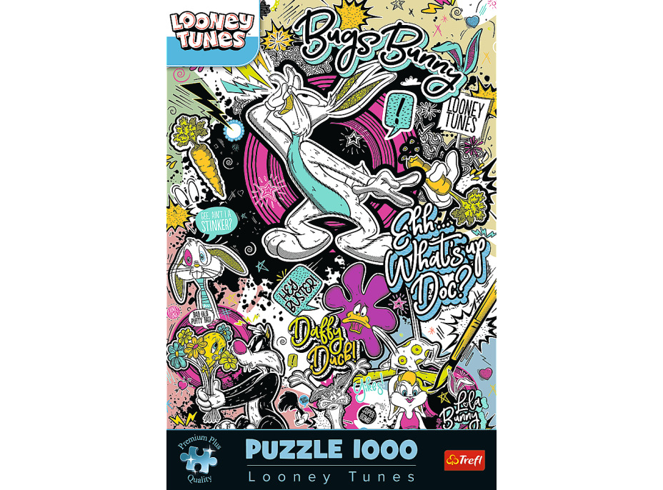 TREFL Puzzle Premium Plus Looney Tunes 1000 dielikov