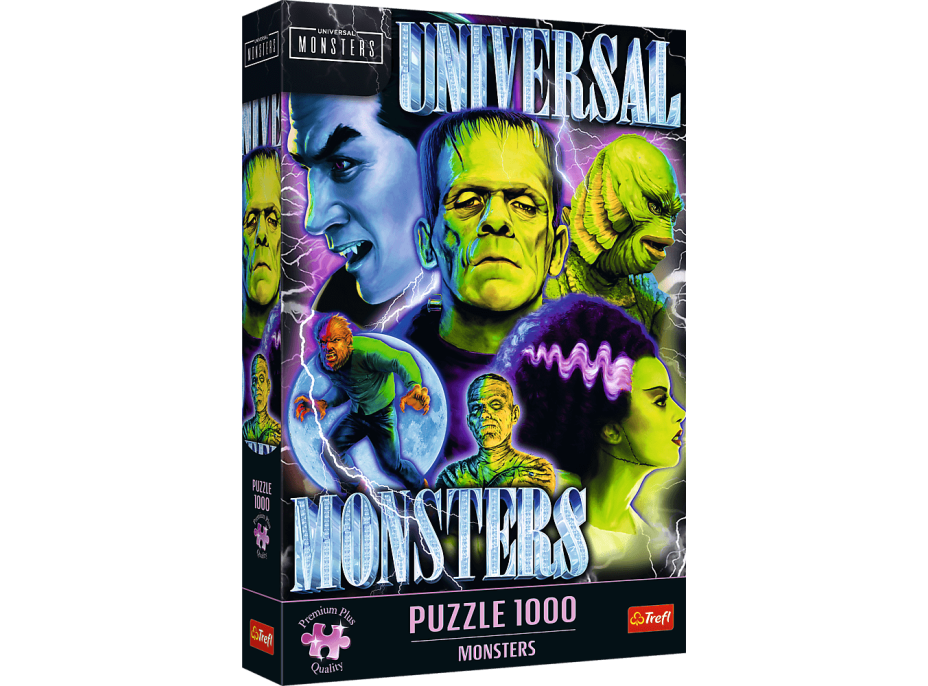 TREFL Puzzle Premium Plus Príšery 1000 dielikov