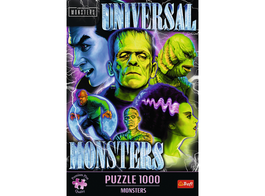 TREFL Puzzle Premium Plus Príšery 1000 dielikov