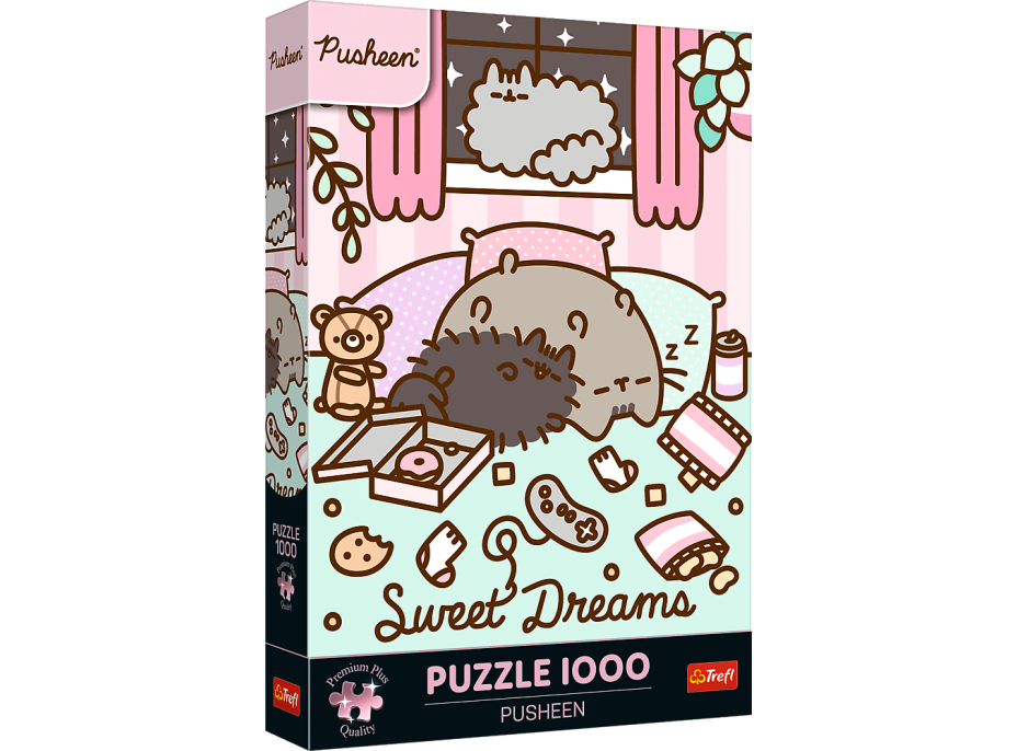 TREFL Puzzle Premium Plus Pusheen 1000 dielikov