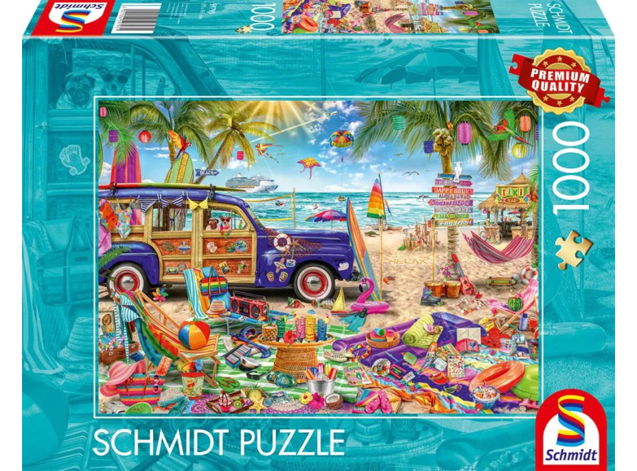 SCHMIDT Puzzle Preslnený deň na pobreží 1000 dielikov