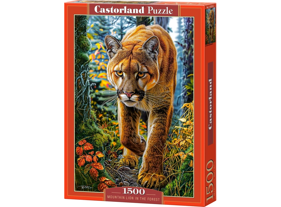 CASTORLAND Puzzle Puma americká v lese 1500 dielikov