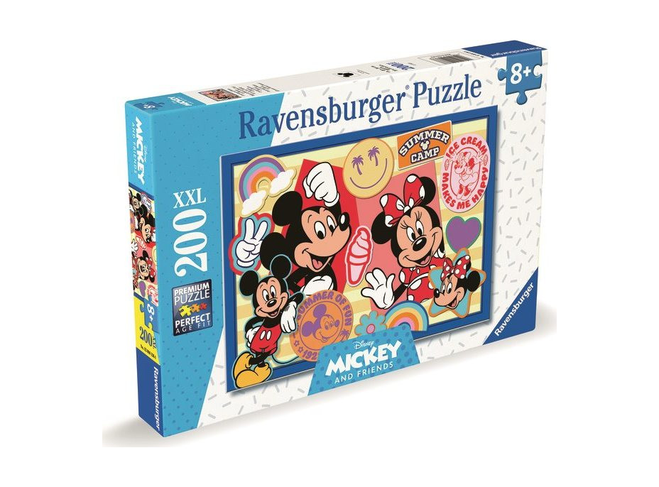 RAVENSBURGER Puzzle Mickey a Minnie na výlete XXL 200 dielikov