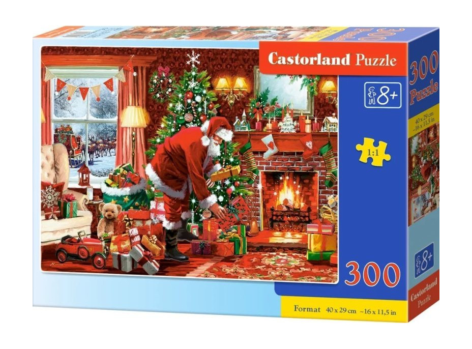 CASTORLAND Puzzle Santova špeciálna roznáška 300 dielikov