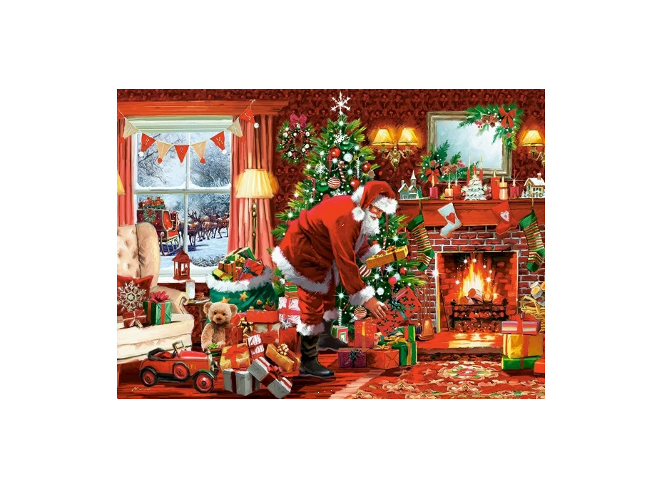 CASTORLAND Puzzle Santova špeciálna roznáška 300 dielikov