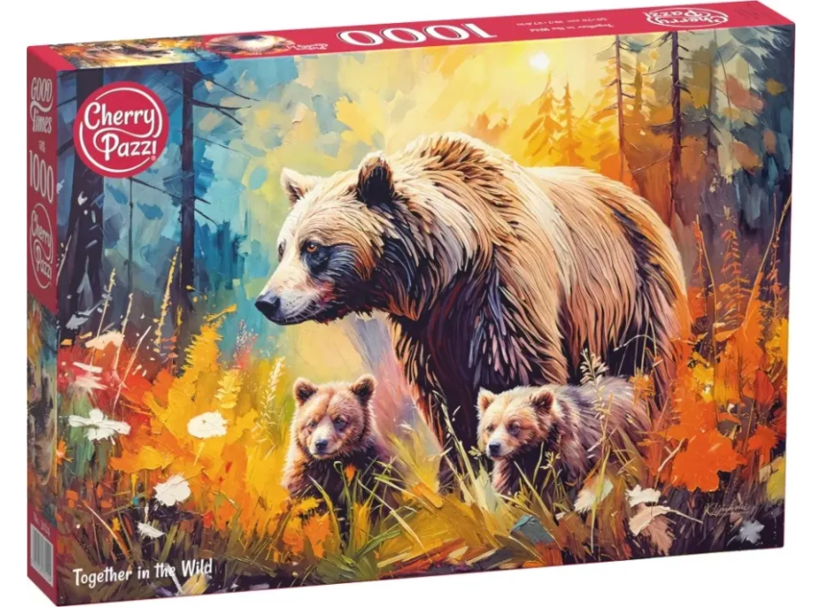 CHERRY PAZZI Puzzle Spoločne v divočine 1000 dielikov
