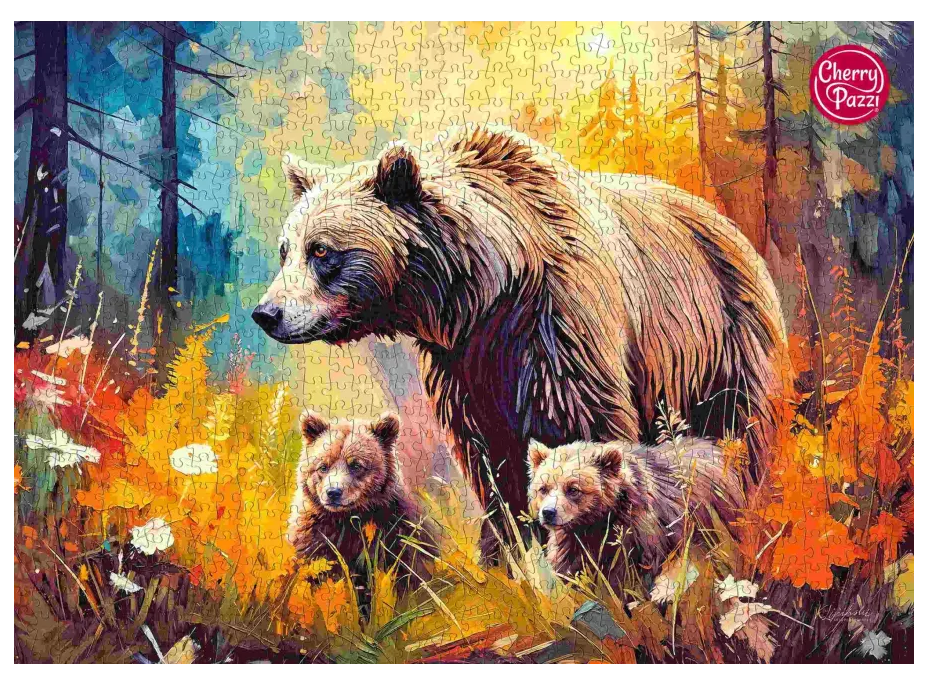 CHERRY PAZZI Puzzle Spoločne v divočine 1000 dielikov