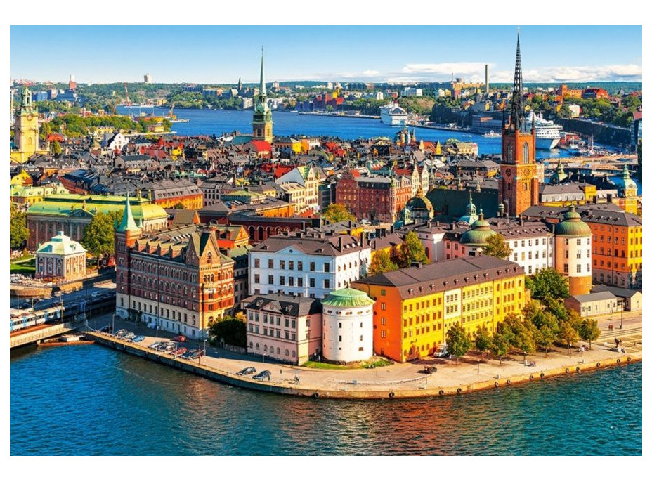 CASTORLAND Puzzle Štokholm, Švédsko 500 dielikov