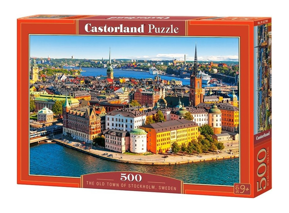 CASTORLAND Puzzle Štokholm, Švédsko 500 dielikov