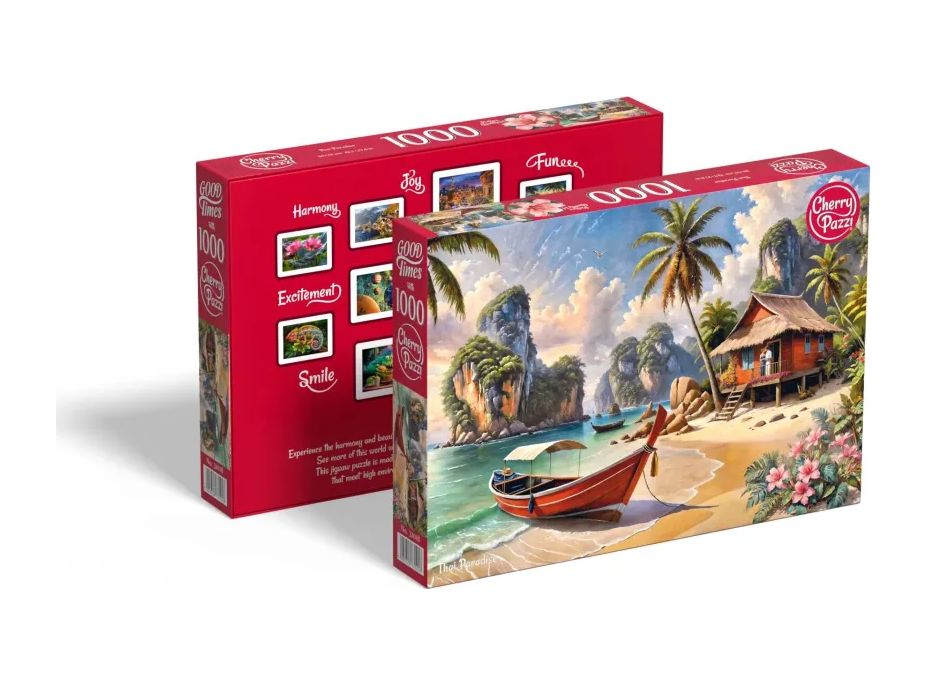 CHERRY PAZZI Puzzle Thajský raj 1000 dielikov