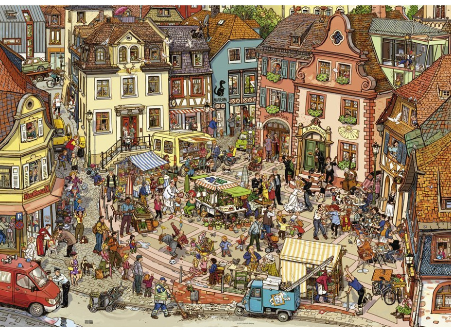 HEYE Puzzle Trhovisko 1000 dielikov