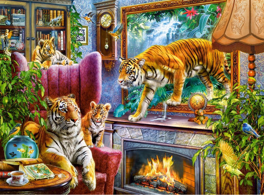CASTORLAND Puzzle Tigre ožívajú 3000 dielikov