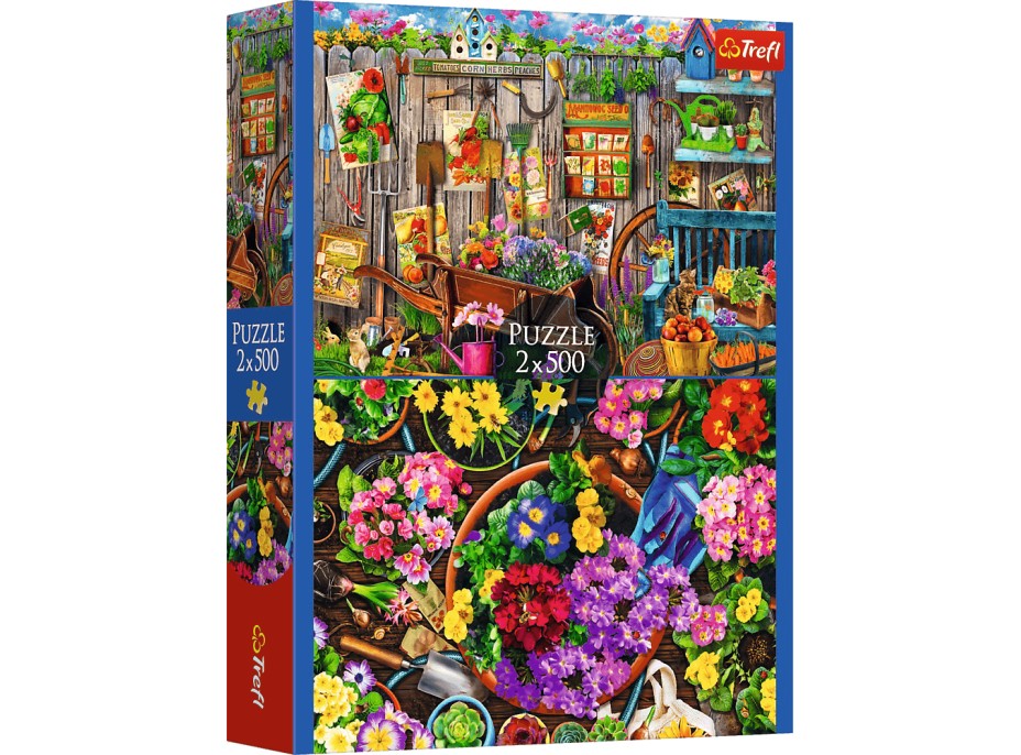 TREFL Puzzle Záhradničenie 2x500 dielikov