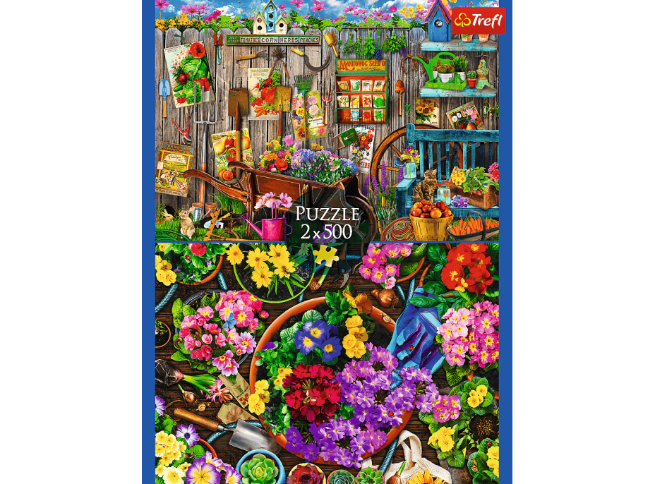 TREFL Puzzle Záhradničenie 2x500 dielikov