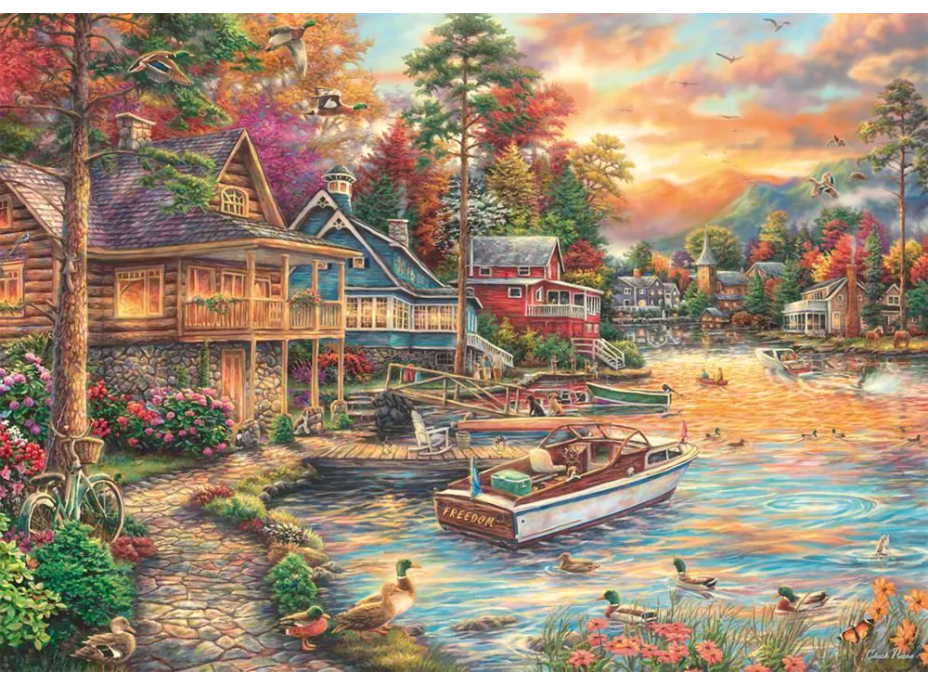 SCHMIDT Puzzle Večer pri pobreží 1000 dielikov