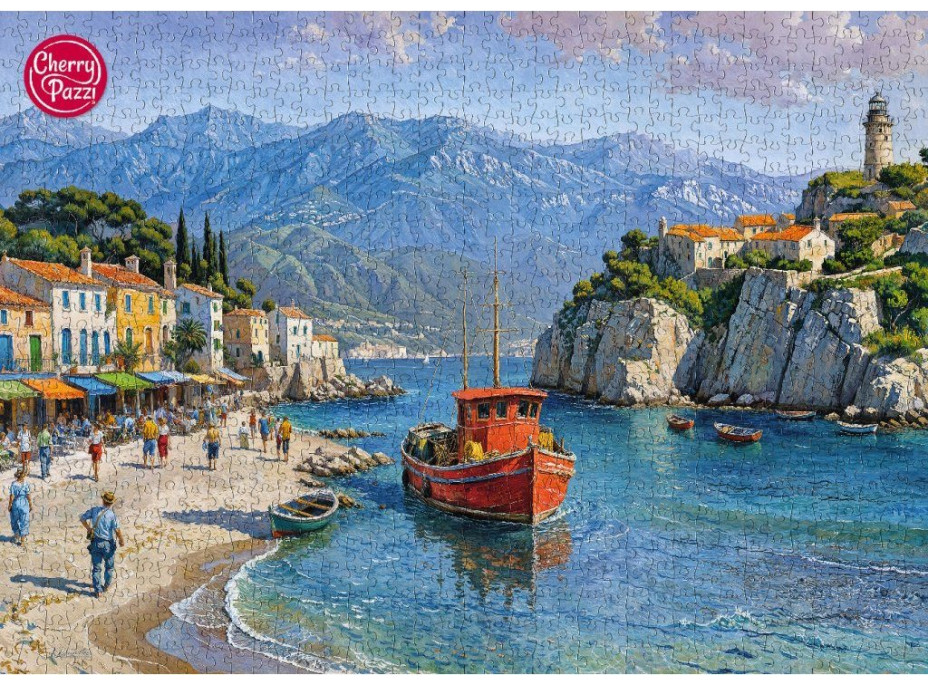 CHERRY PAZZI Puzzle Dedinka pri mori 1000 dielikov