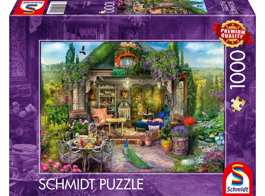 SCHMIDT Puzzle Záhrada medzi vinicami 1000 dielikov