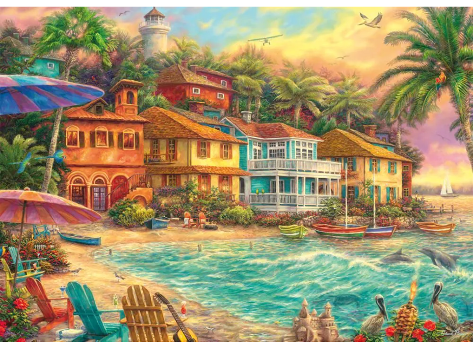 SCHMIDT Puzzle Život na ostrove 1000 dielikov