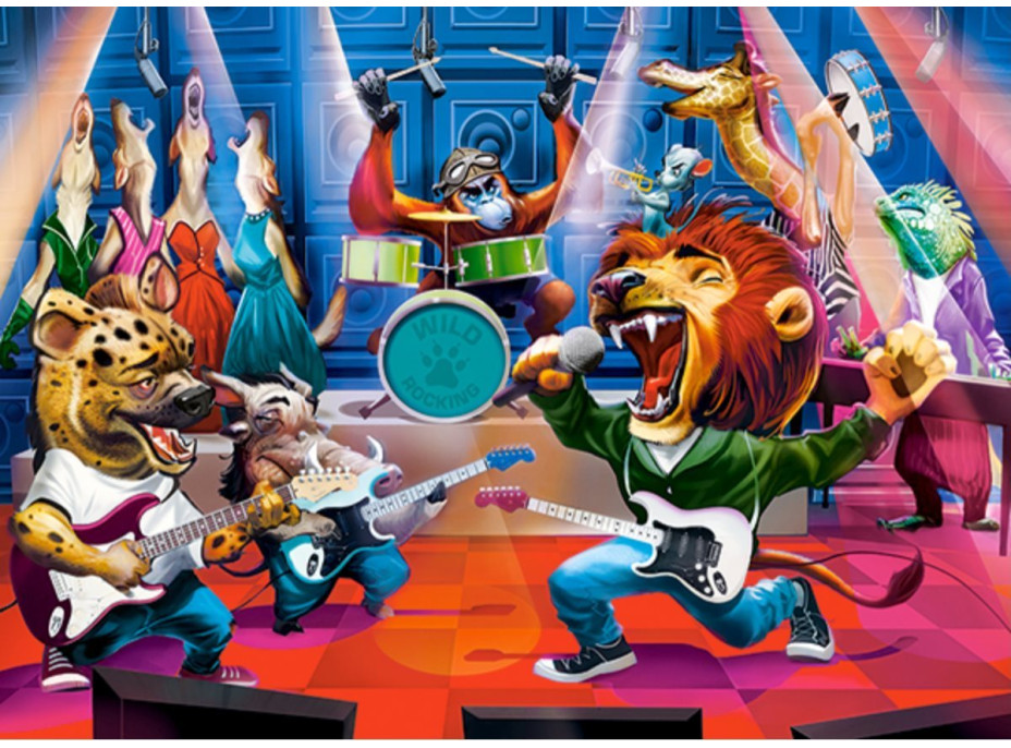 CASTORLAND Puzzle Zvierací rockový koncert 300 dielikov